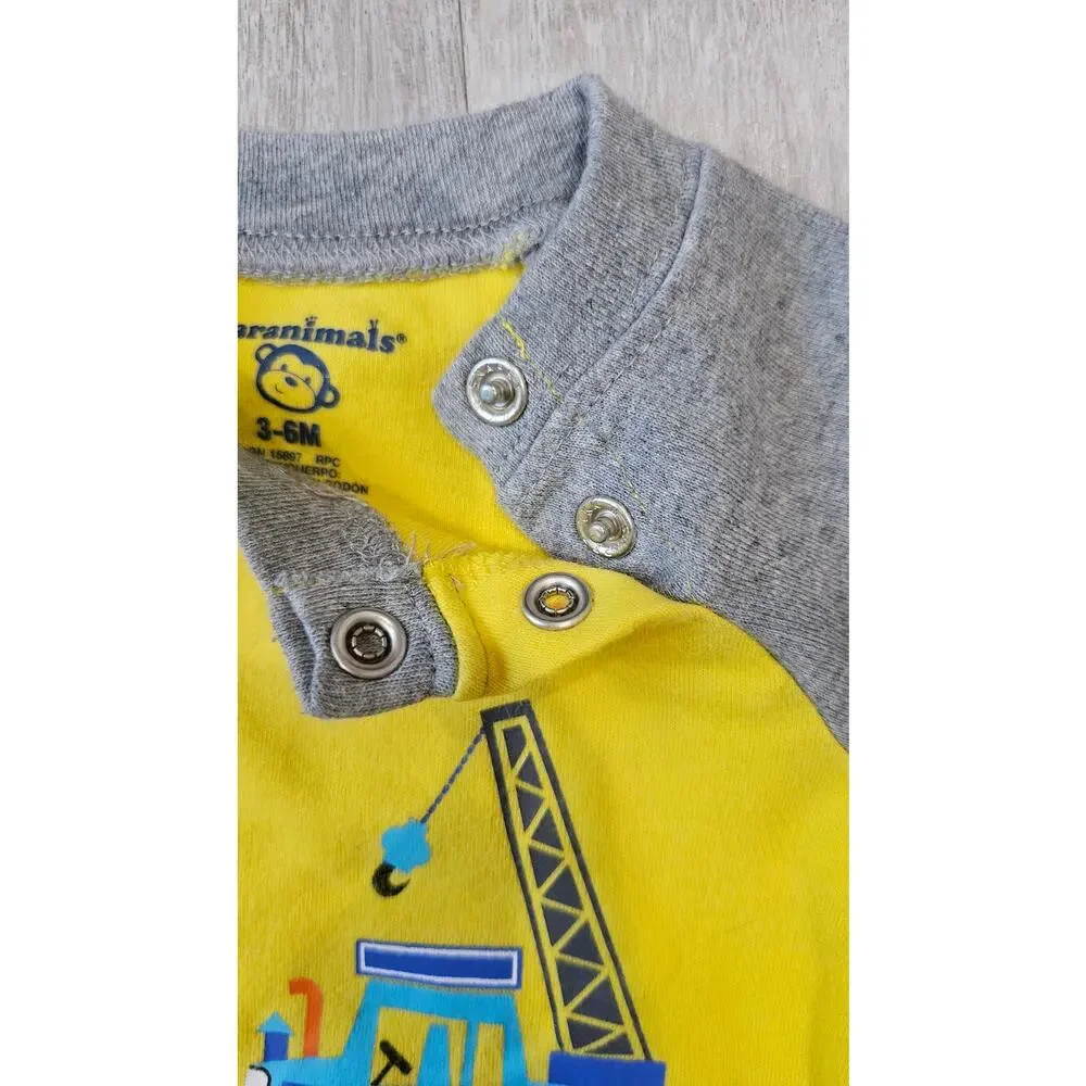 Garanimals 3-6 Baby Infant Clothes Short Sleeved Body Suit
